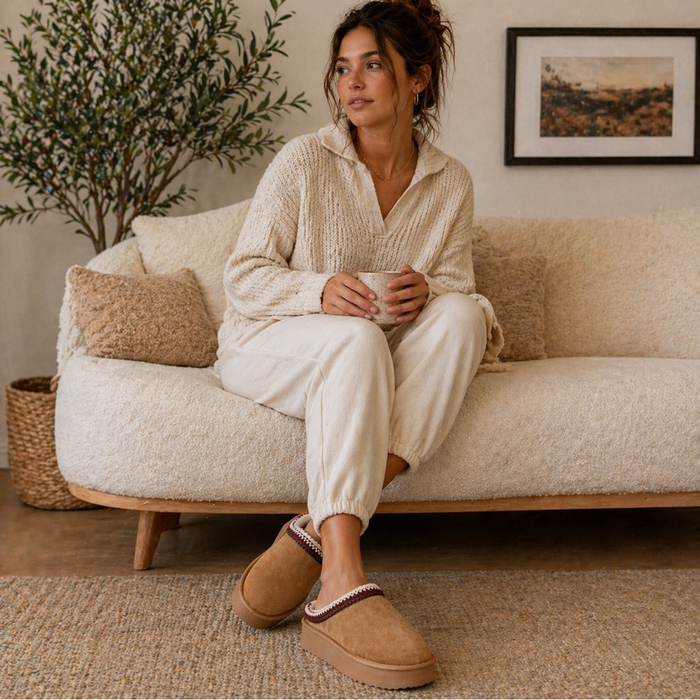 Altar’d State Matisse Cloud Slippers 8 Tan
